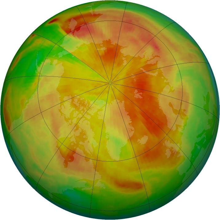Arctic ozone map for 02 May 2003